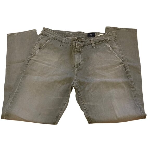 Adriano Goldschmied Denim - AG Adriano Goldschmied The Caden Women's Size 27 Green, olive Jeans